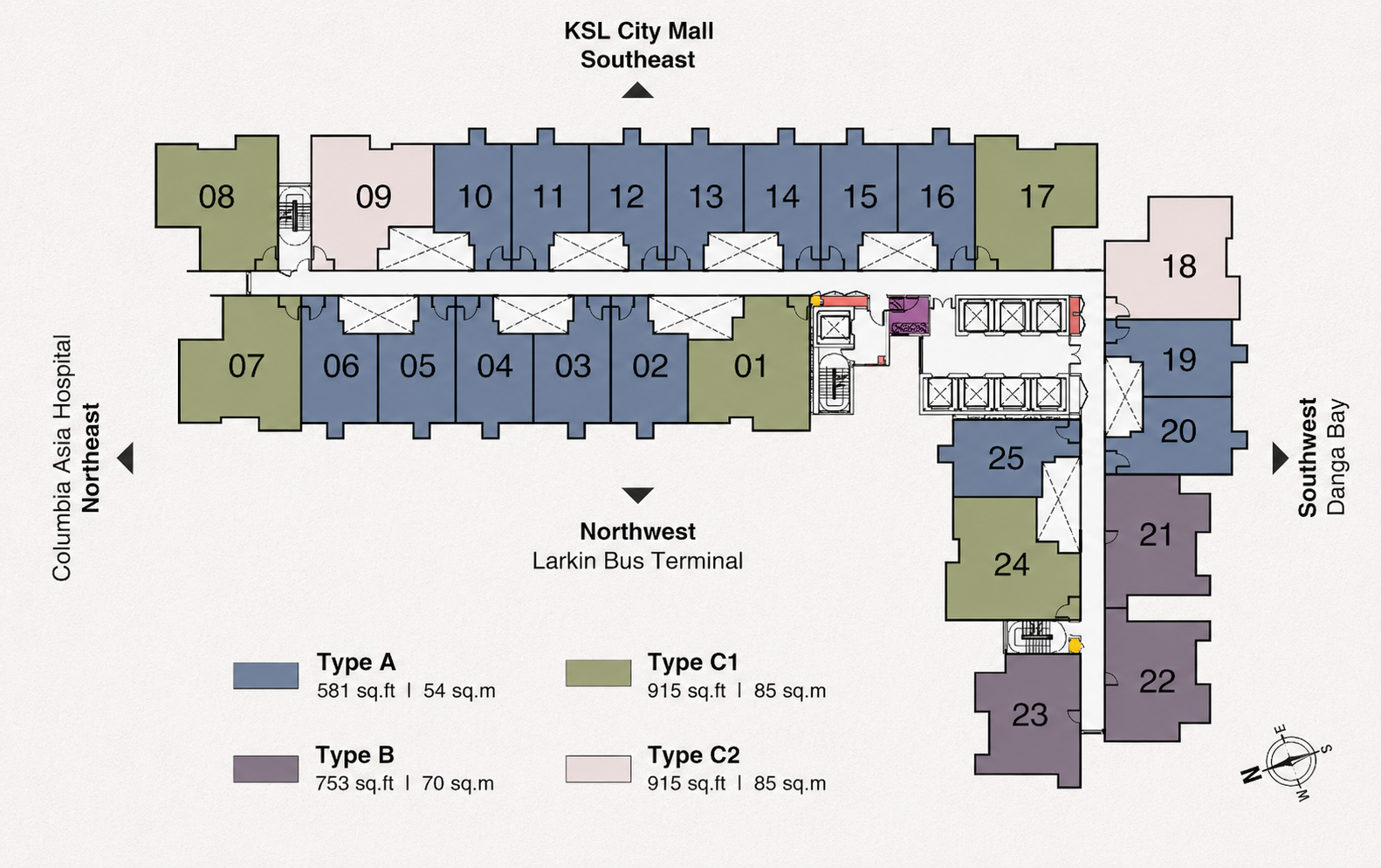 The Celestz Floor Layout Plan